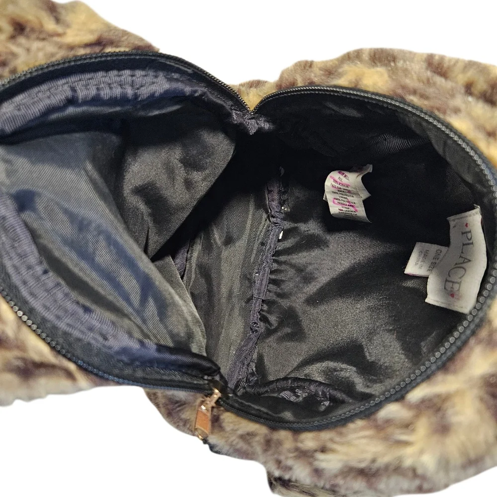 Leopard Faux Fur Mini Cat Backpack with Ears and Tail – The Children’s Place